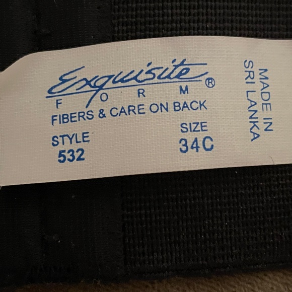 Vintage bullet bra black great condition 50s 60’s - Picture 7 of 8